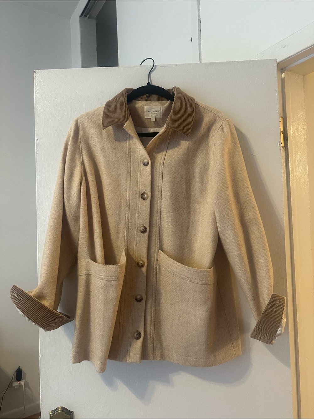 Sezane beige jacket